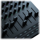 Eight faders