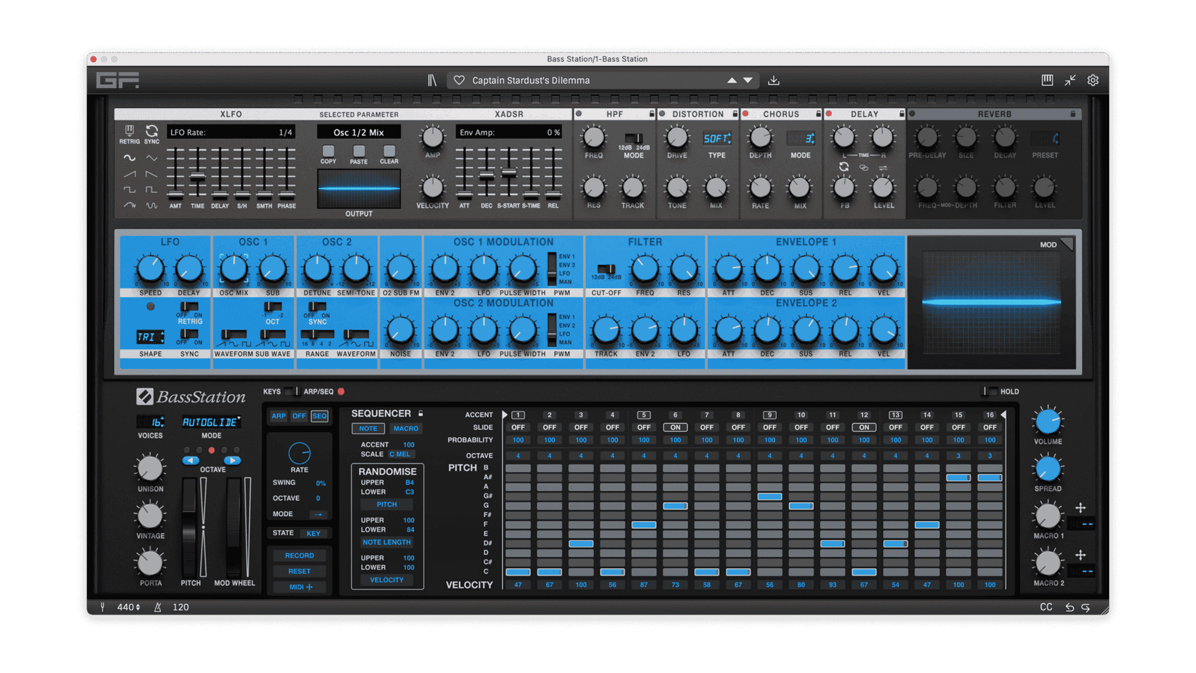 GForce Bass Station