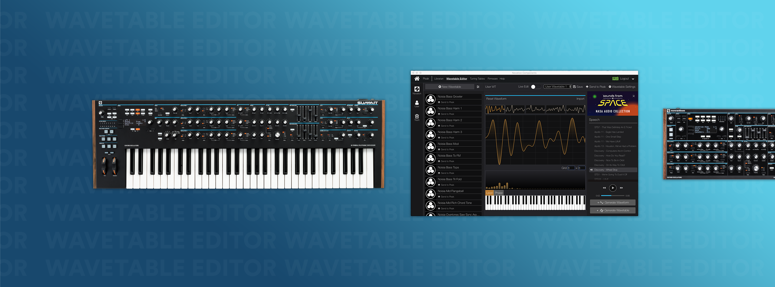 Introducing Wavetable Editor for Peak & Summit - Novation