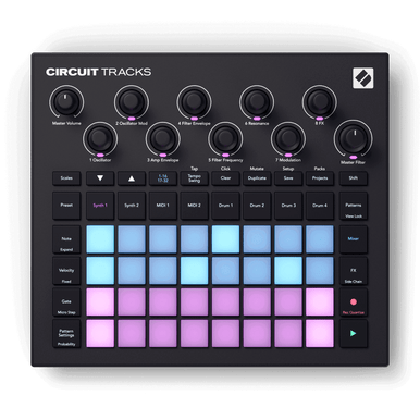 DTM・DAW Novation Circuit Tracks Circuit-Tracks-Straight-Top-