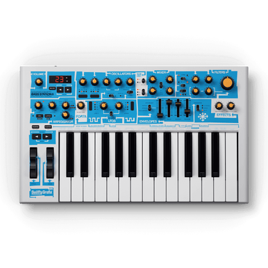 **Novation Bass Station - ヴィンテージ感溢れるアナロ… Novation_BSII_Swifty_Top_Down_