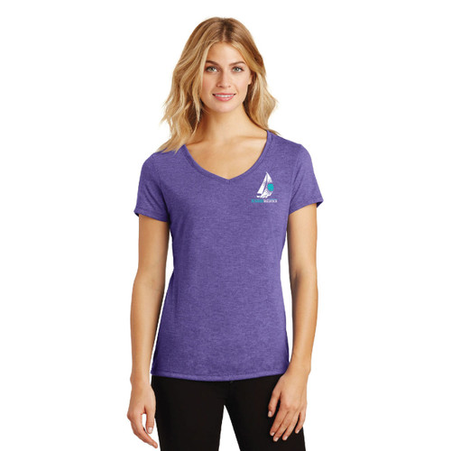 2019 Summer Sailstice Women's V-Neck Tri-Blend Cotton T-Shirt