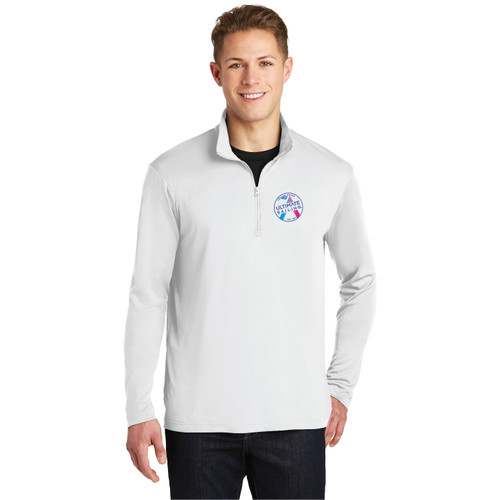 Ultimate Sailing "Chase the Rainbow" Men's 1/4 Zip Wicking Sailing Shirt (Customizable)