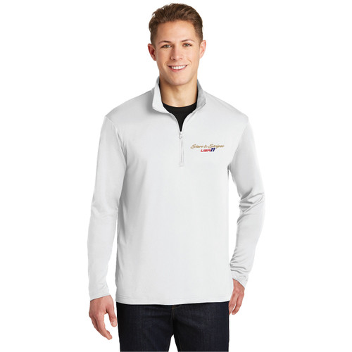 Stars & Stripes USA-11 "Bow" Men's 1/4 Zip Wicking Sailing Shirt (Customizable)