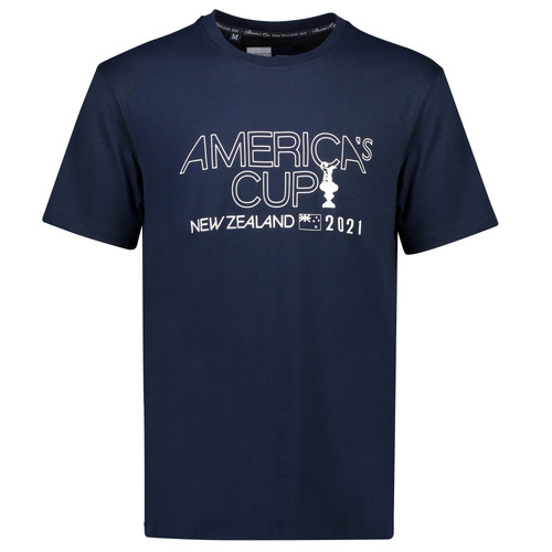 36th America's Cup Line Tee — Navy