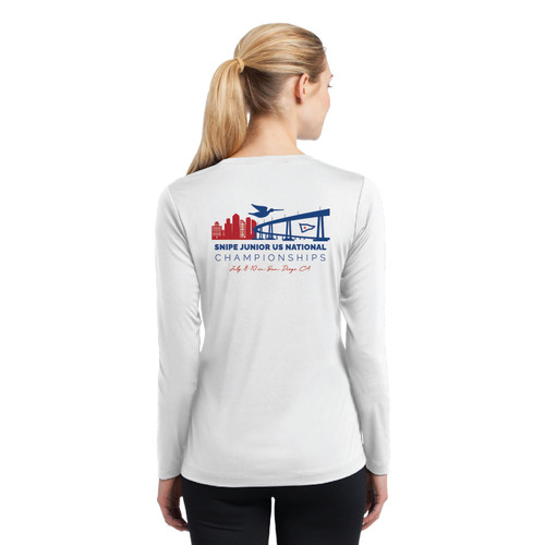 Snipe US Junior Nationals  2022 Women's Long Sleeve Wicking Shirt (Customizable)