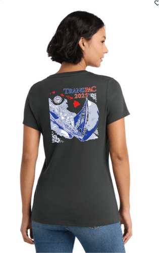 TransPac 2025 Womens Cotton Blend Shirt-Grey