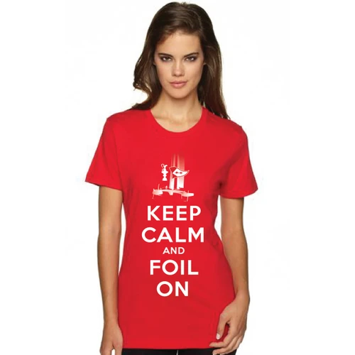 35th America's Cup 2017 GGYC "Keep Calm and Foil On" Women's T-Shirt