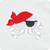 Baby Pirate Infant Baby Rib Cap White