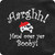 "Hand Over Yer Booby" Infant Baby Rib Onesie Black