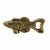 Rustic Gold Cast Iron Fish Bottle Opener