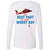 United States Coast Guard Best Part of Worst Day Women's Wicking Long Sleeve Shirt (Customizable)