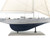 LIMITED EDITION Rustic Whitewashed "Enterprise" Model Yacht 35"