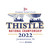 Thistle Nationals 2022 Unisex Hooded Wicking Shirt (White)