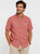 Pacific Cup 2026 Mens Button Down Linen Shirt-Red