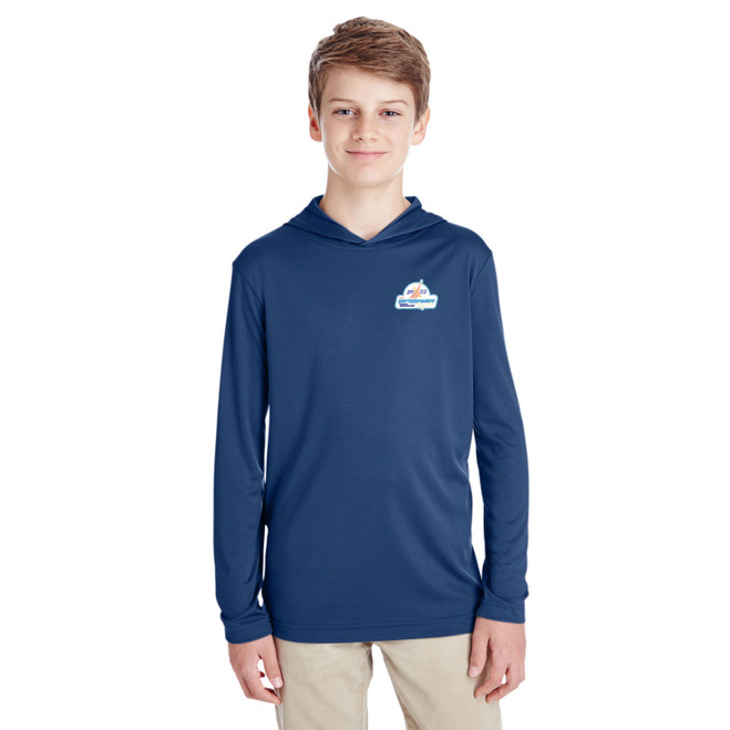 Southernmost Regatta 2022 Youth Hooded Wicking Shirt