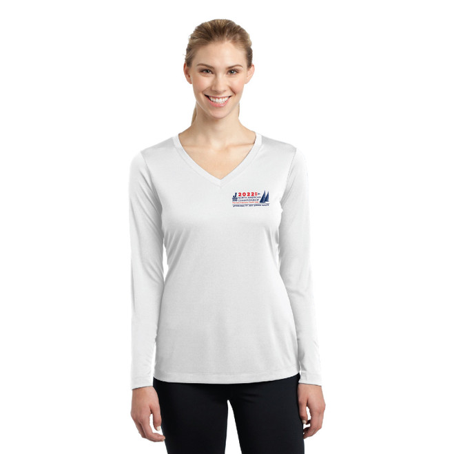 J105 North Americans 2022 Women's Long Sleeve Wicking Shirt (Customizable)