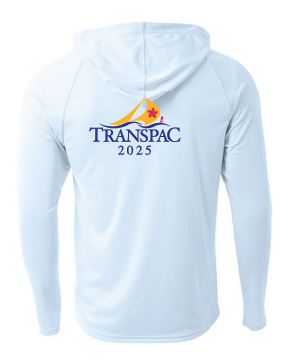 TransPac 2025 Men's Long Sleeve Wicking Hoodie Shirt (Customizable)