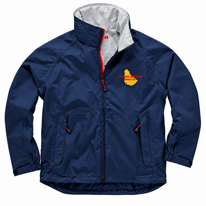 Mount Gay Rum Vintage Logo Inshore Jacket by Gill-Navy