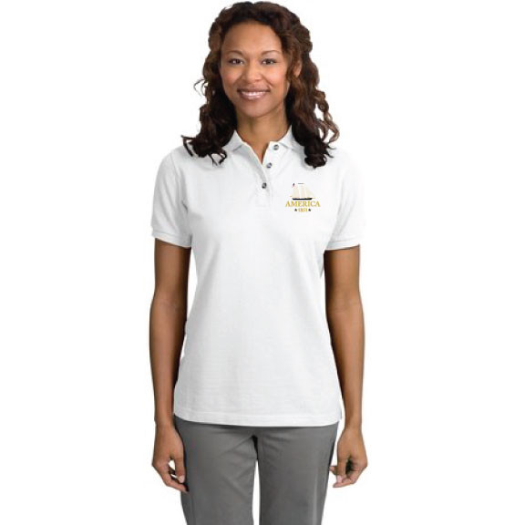 Yacht America USA-1 Women's Pique Knit Polo
