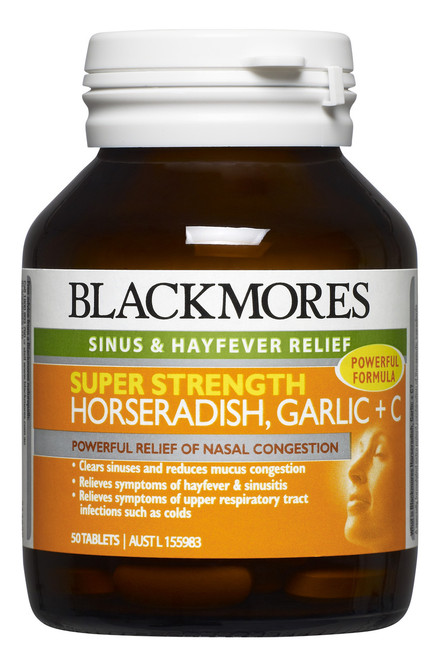 Blackmores Super Strength Horseradish, Garlic + C - Tablets