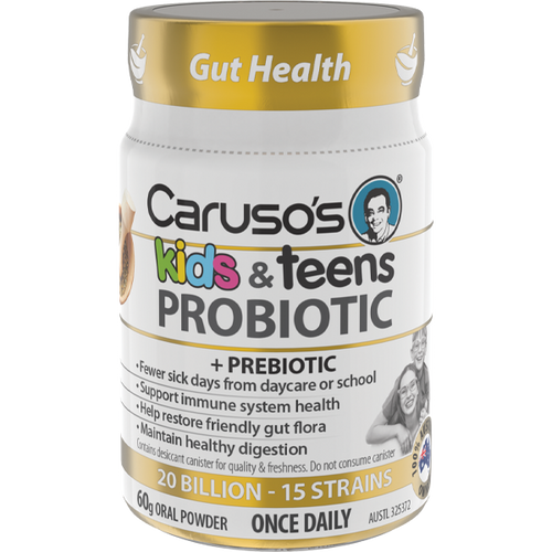 Caruso's Kids & Teens Probiotic - 60g Oral Powder 