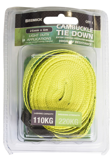 Cambuckle Light Duty 25mm X 6m