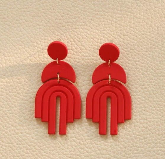 Adorable Modern Handmade dangle Earrings!