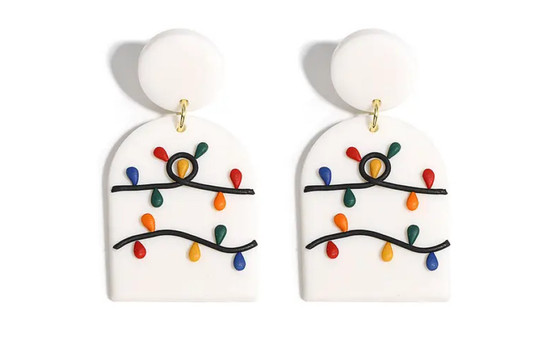 These earrings are beautiful and perfect for the Holidays!