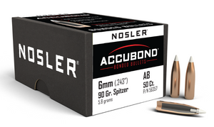 6mm 90gr AccuBond (50ct) 6mm 90gr AccuBond (50ct)