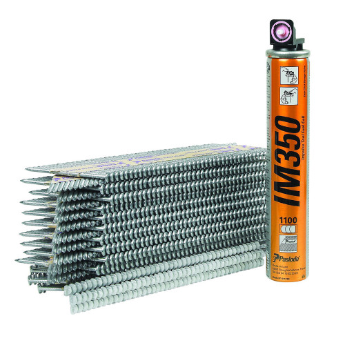 Paslode 63 x 2.8mm 34° Ring Shank Galv-Plus Nails - Pack of 1100