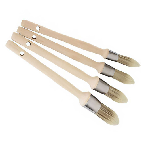 Prodec 4 Piece Pointed Synthetic Sash Brush Set