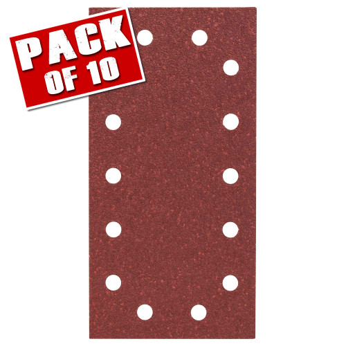 Bosch 115mm x 230mm Velcro Sanding Sheets - 180 Grit