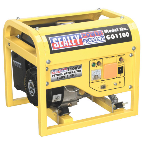 Sealey GG1100 Generator 1100W/2.4HP 240v