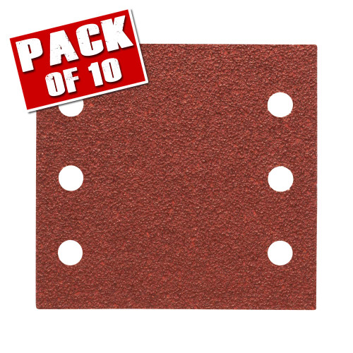 Bosch 115mm x 107mm Velcro Sanding Sheets - 80 Grit