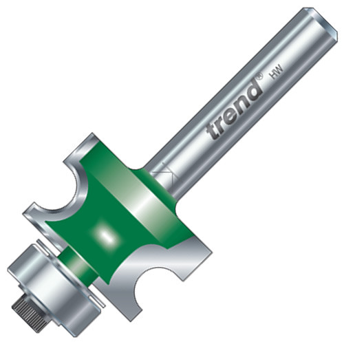 Trend Corner Bead Cutter 16mm Cut - 1/4'' Shank, 26mm Dia, 4.8mm Radius