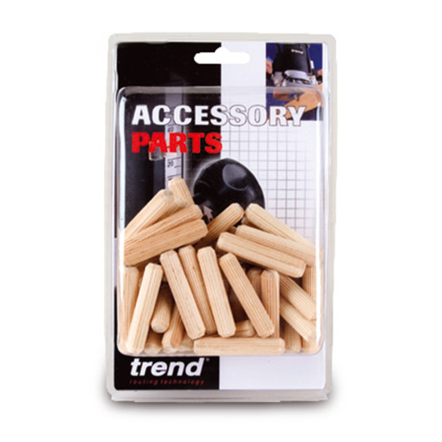 Trend Dowels 6mm x 30mm - Pack of 50