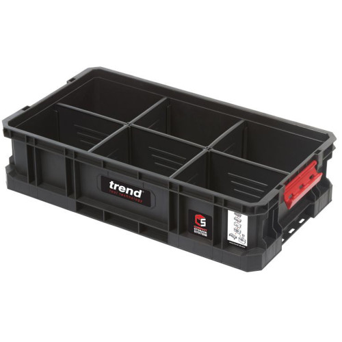 Trend MS/C/100TD Modular Storage Compact Tote 100mm c/w Divider
