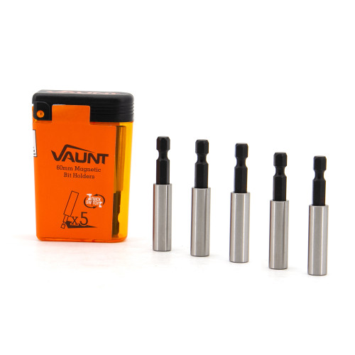 Vaunt Magnetic Screwdriver Bit Holder 60mm - Pack of 5