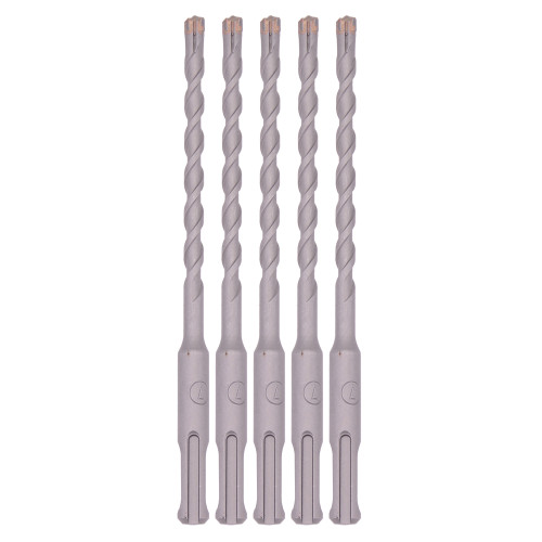 Vaunt SDS+ Endurance Cross Tip Drill Bit 7mm x 160mm - Pack of 5