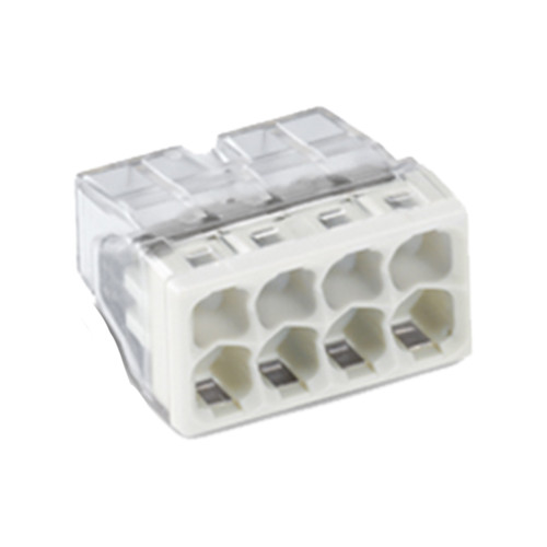 Wago 2273-208 Compact 8-Conductor Push Wire Connectors - Pack of 10