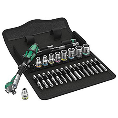 Wera 8100SC2 Zyklop 1/2'' Drive Metric Socket 37 Piece Set