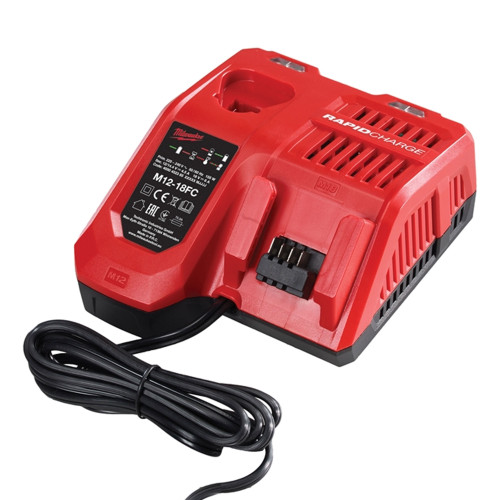 Milwaukee M12 -18FC 240v Fast Multivoltage Charger