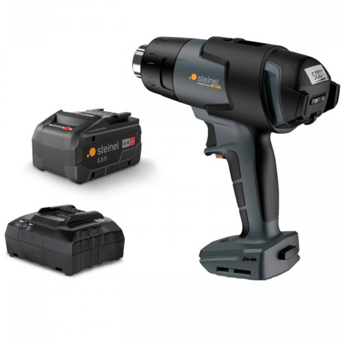 Steinel MH5 Cordless 18V Digital Heat Gun, 1x 5.5Ah Battery, Charger & Carry Case