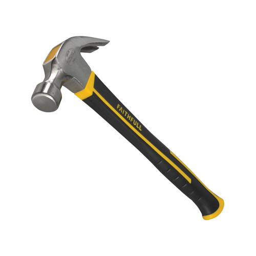 Faithfull Claw Hammer Fibreglass Handle 16oz/454g