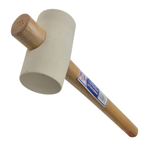 Faithfull Rubber Mallet - White 20oz/567g
