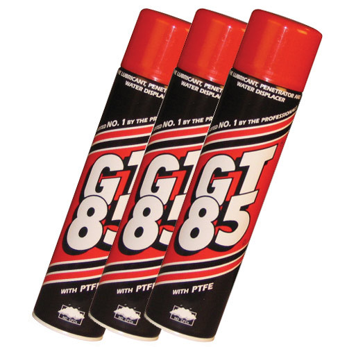 GT Line GT85 Silicone Lubricant 400ml Triplepack