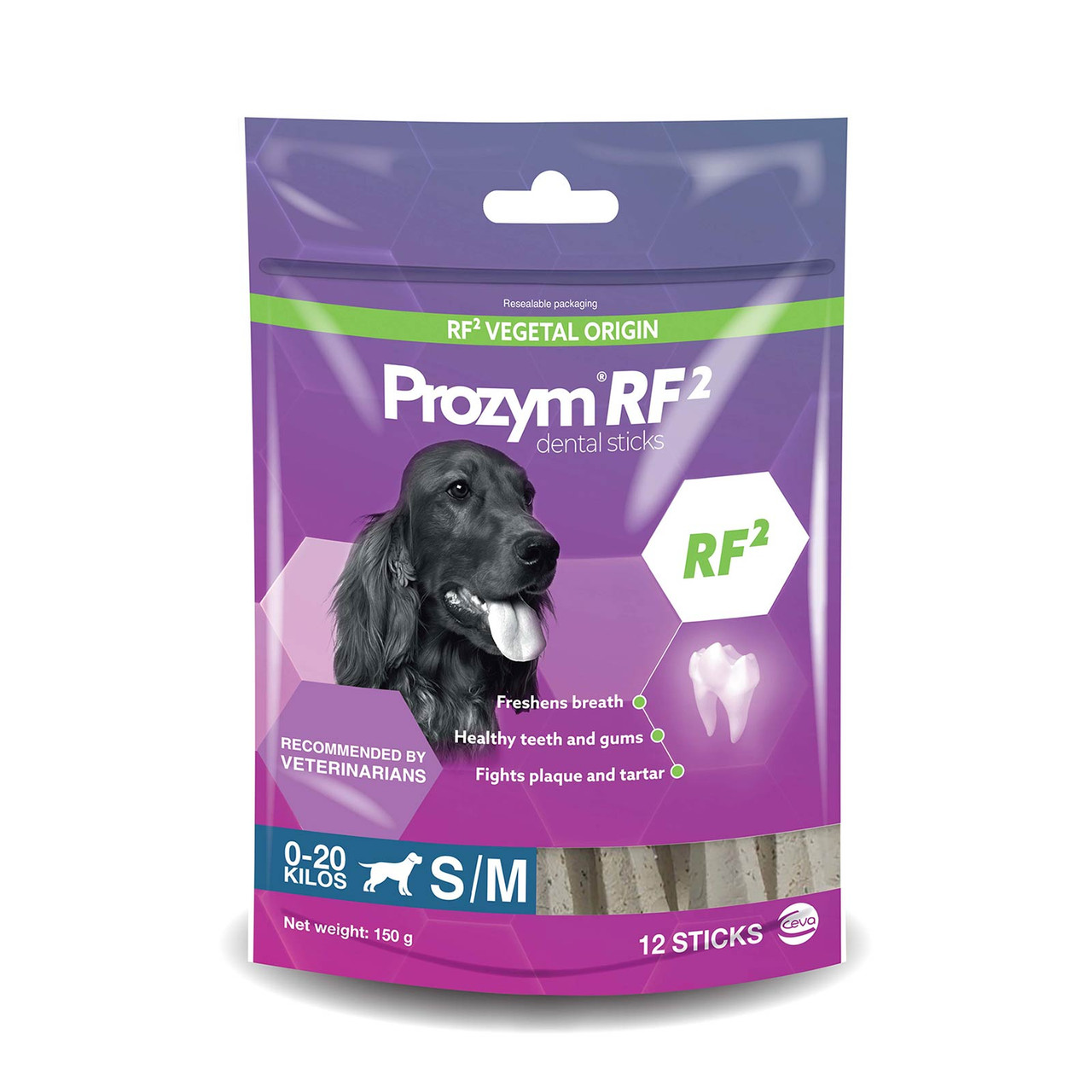 Prozym Dental Sticks Small/Medium Dogs up to 20kg (44 lbs) 12 Pack
