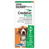 Credelio PLUS for Dogs 12.1-25 lbs (5.5-11 kg) - Orange 6 Tablets