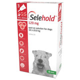 Selehold for Dogs 20.1-40 lbs (10.1-20 kg) - Red 3 Doses